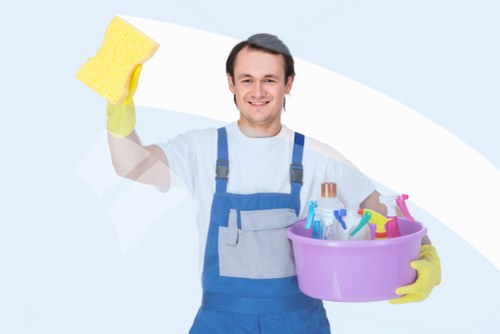 Careful stain removal process for central London fabrics