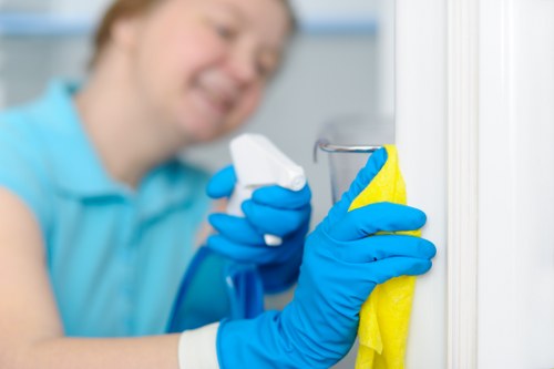 Steam carpet cleaning preparation and stain treatment in a Soho home