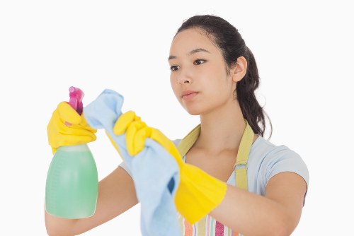 Cleaning process for fabric upholstery in central London