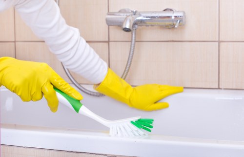Deep cleaning tasks in a Soho kitchen and bathroom setting